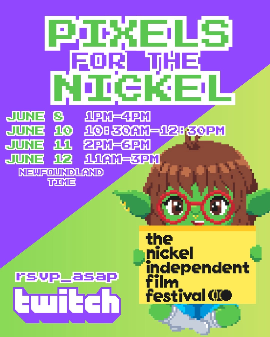 A week of art streams ahead! ✨
I'll be working on some fun pieces for @nickelfestival and I'm excited to be sharing the