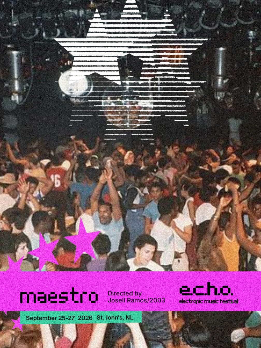 We're so excited to be collaborating with the inaugural E.C.H.O. electronic music fest on a FREE public screening on Sun